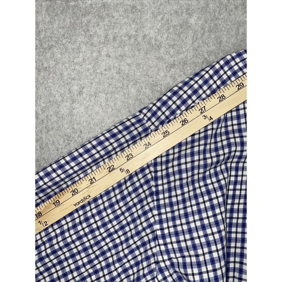 Ralph Lauren Blaire Men's XXL Checkered Long Sleeve Button Up Shirt Collared 2XL - Picture 5 of 10
